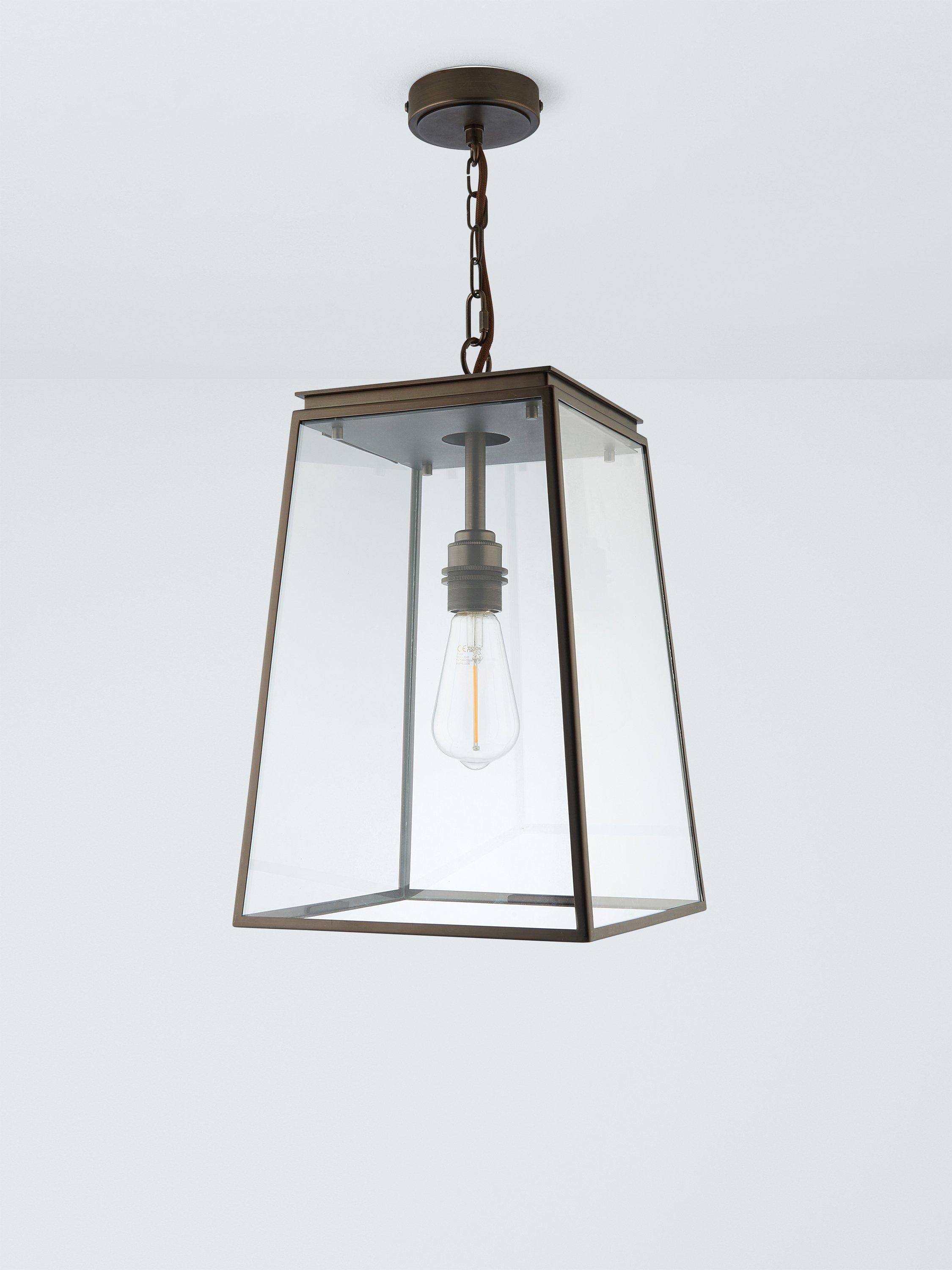 John Lewis Abbotsbury pendant ceiling light in antique bronze, imported from the UK