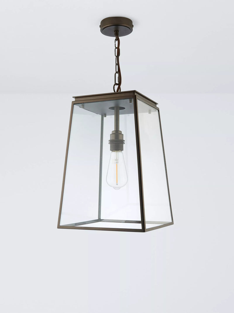John Lewis Abbotsbury pendant ceiling light in antique bronze, imported from the UK