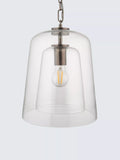 John Lewis Chime dual glass pendant ceiling light clear (British brand)