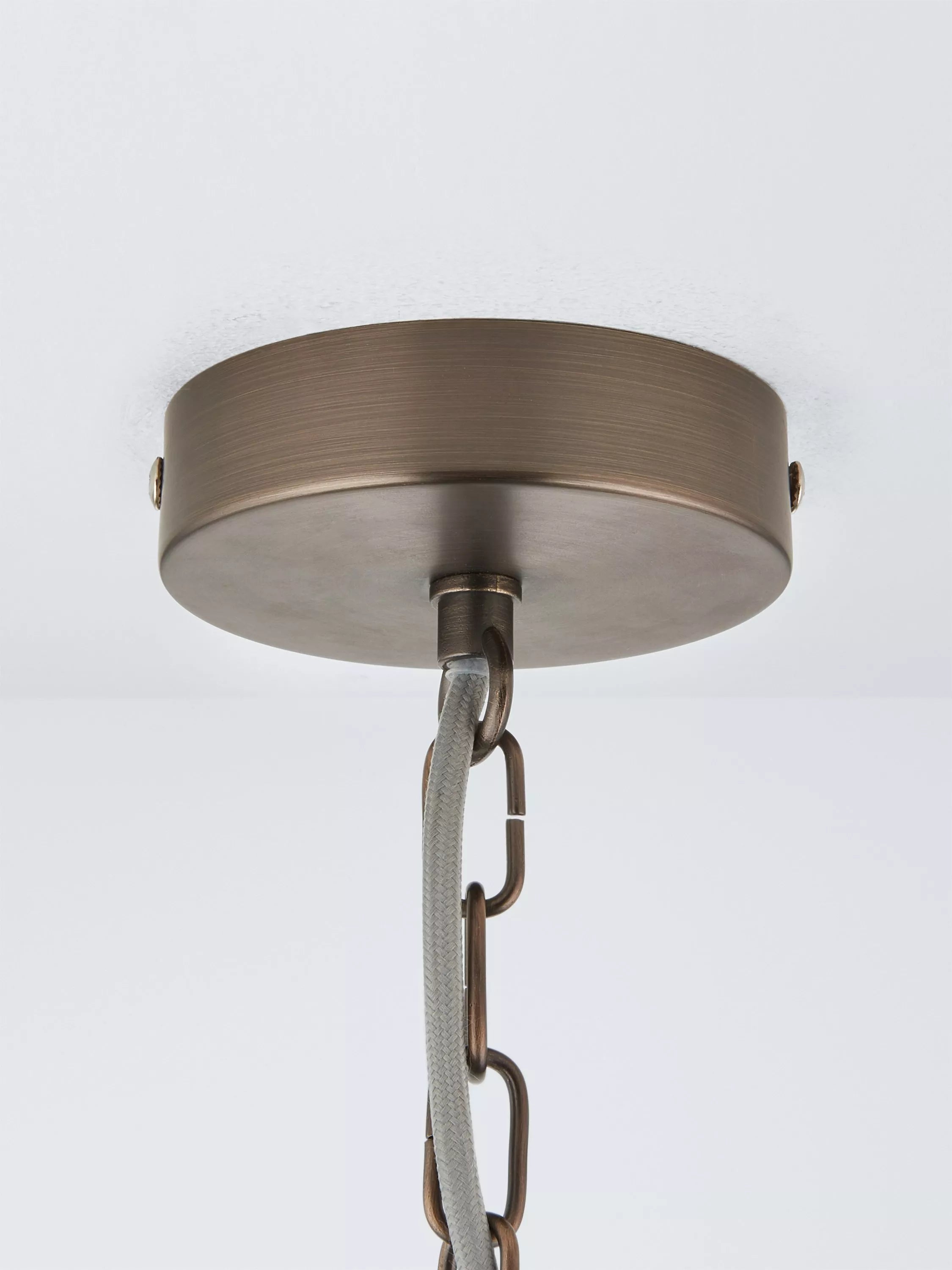 John Lewis Chime dual glass pendant ceiling light clear (British brand)
