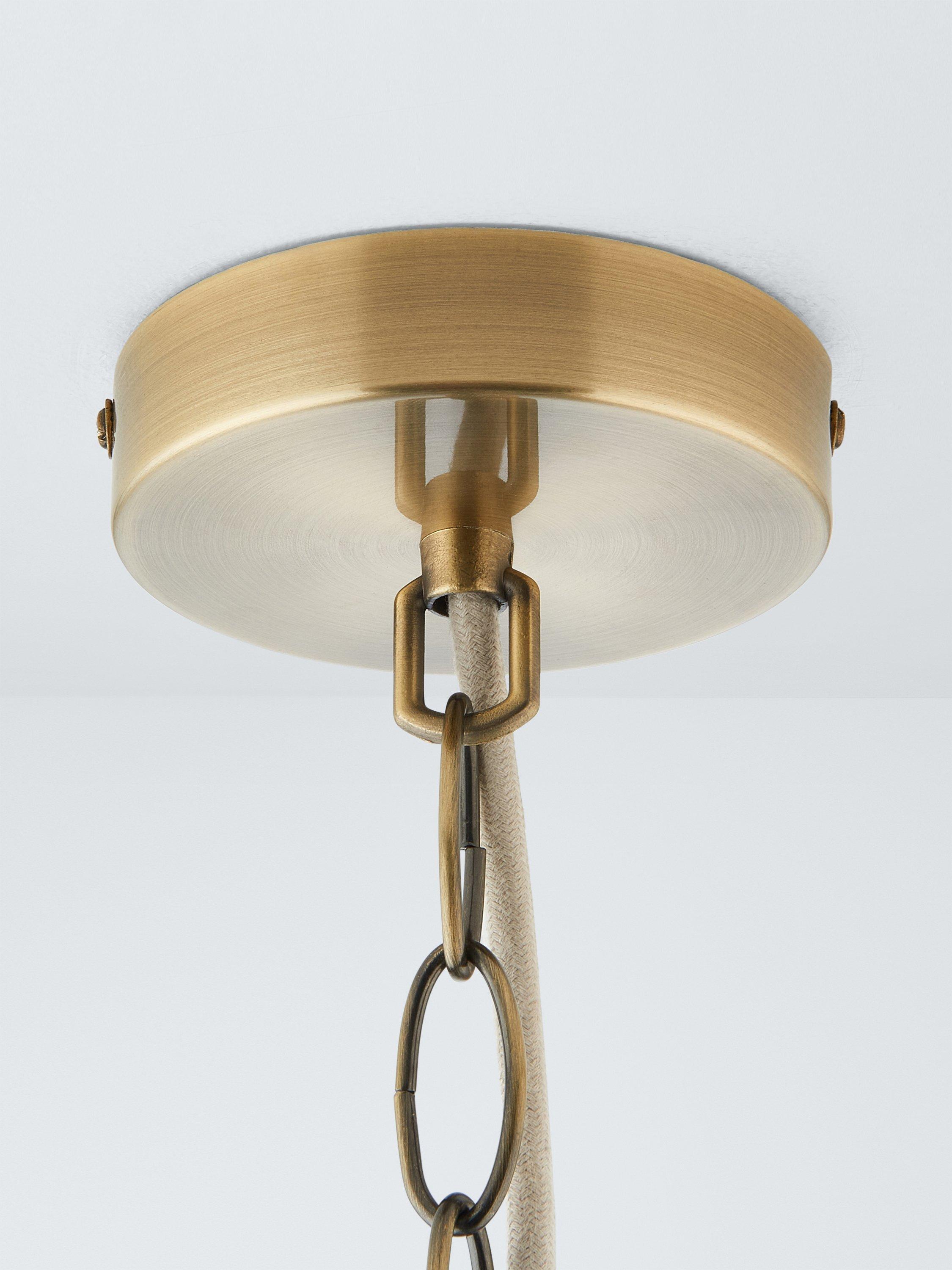 John Lewis Farmhouse Bubble Glass pendant ceiling light H140 cm, imported from the UK