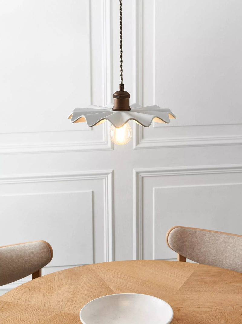 John Lewis Holm pendant ceiling light tarnished brass (British brand)