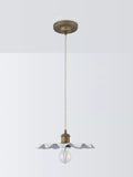 John Lewis Holm pendant ceiling light tarnished brass (British brand)