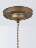 John Lewis Holm pendant ceiling light tarnished brass (British brand)