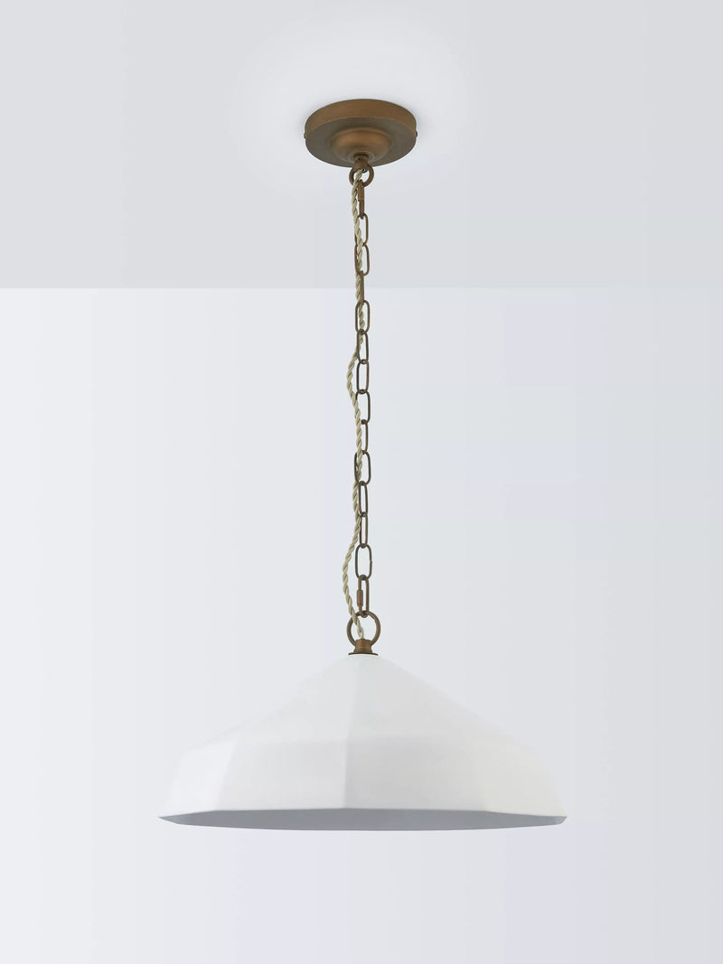 John Lewis Mannez white porcelain pendant light - British product