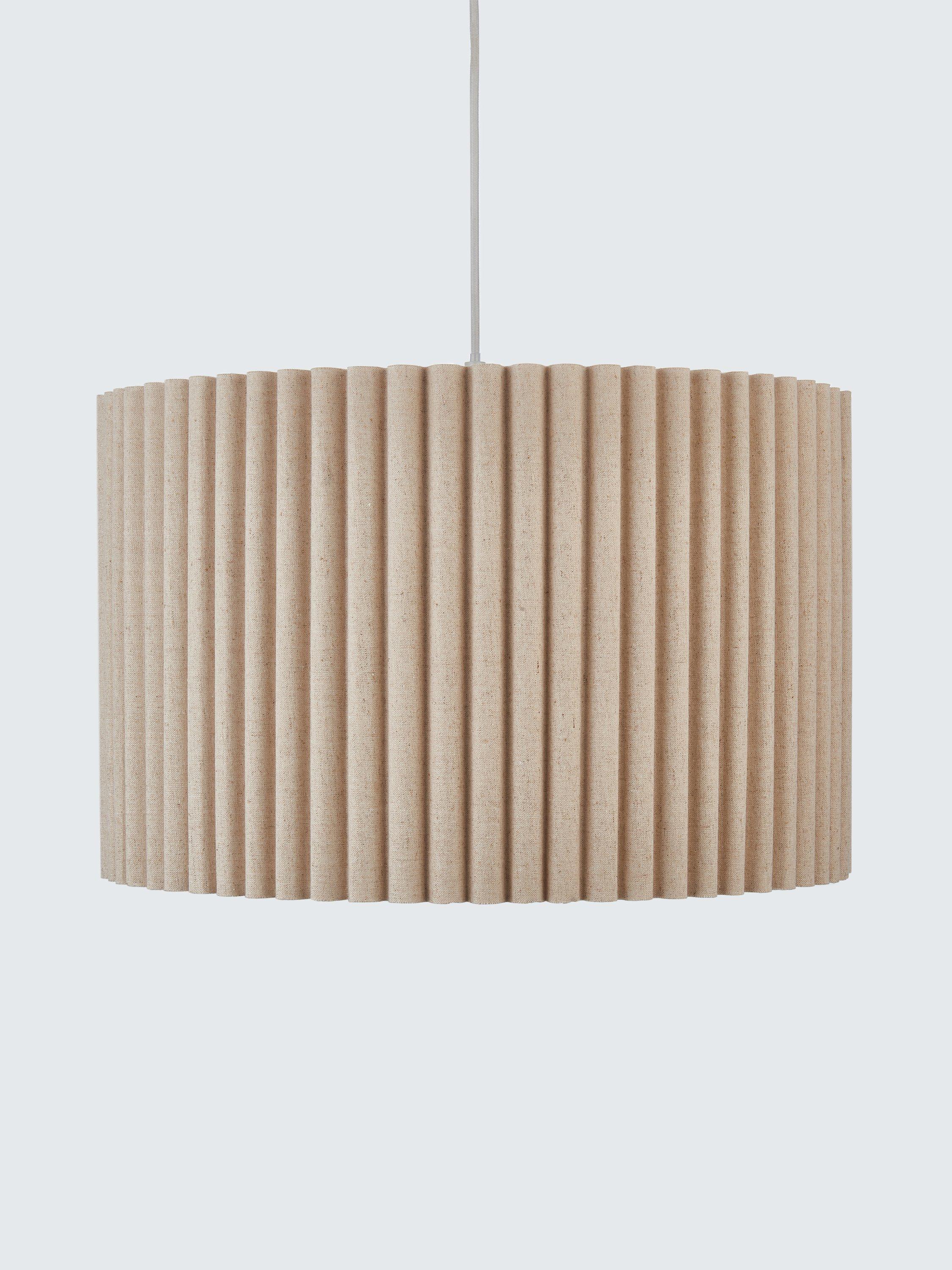 John Lewis scallop drum ceiling shade marshmallow 45cm (British brand)