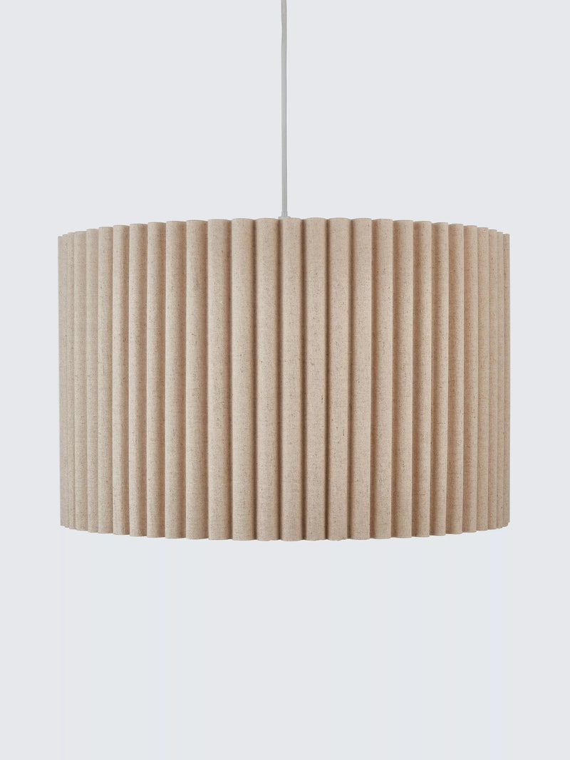 John Lewis scallop drum ceiling shade marshmallow 45cm (British brand)
