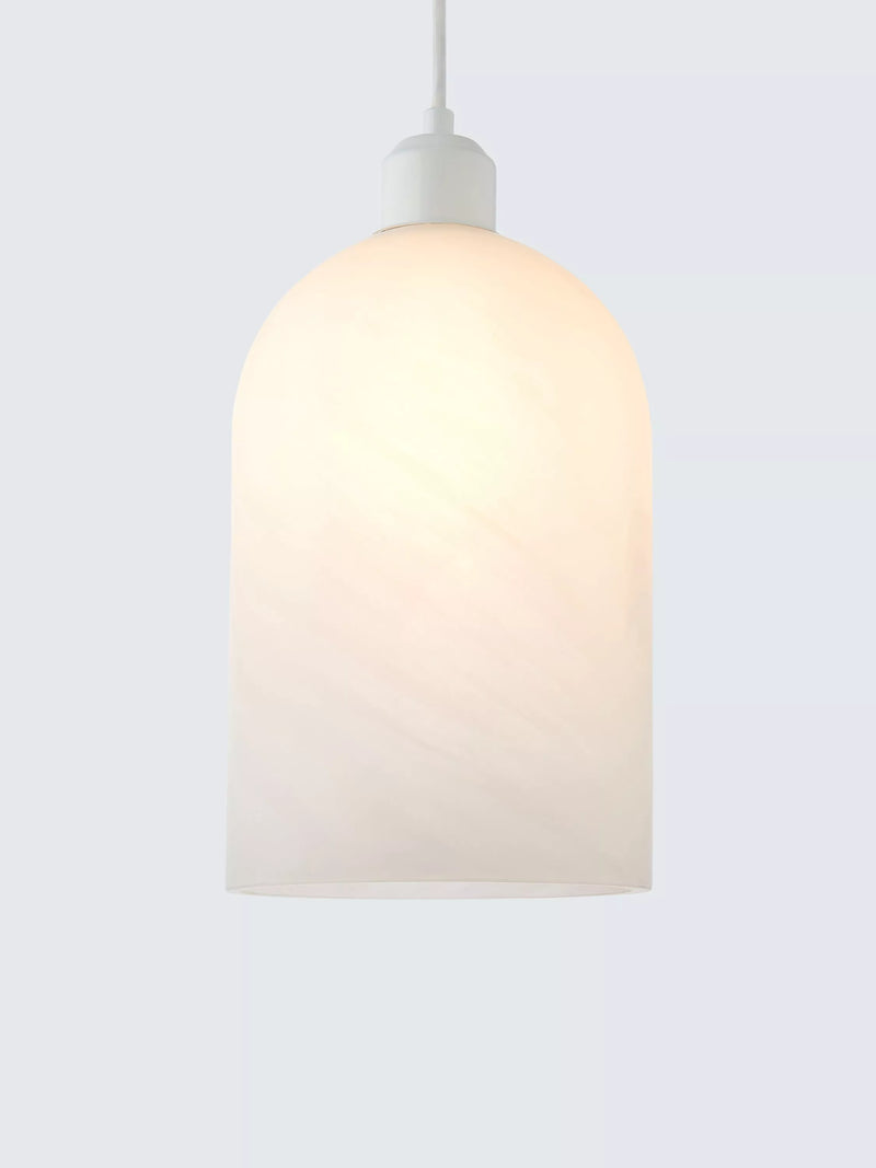 John Lewis Murray Easy-to-Fit Ceiling Shade, Alabaster Effect