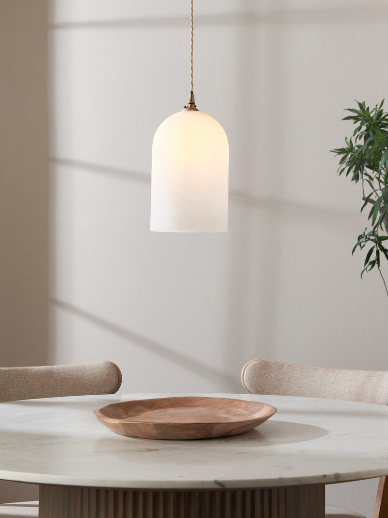 John Lewis Murray alabaster effect ceiling shade 25x16cm, UK version