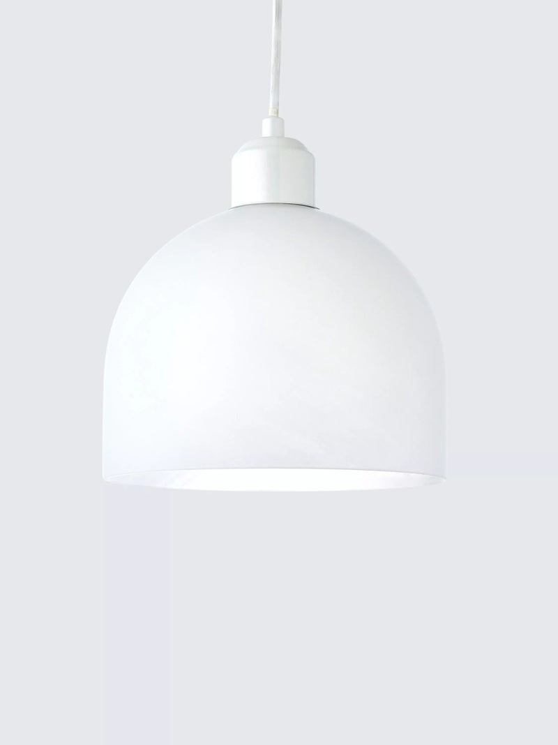 John Lewis Oti Easy-Fit ceiling shade alabaster glass, imported from the UK