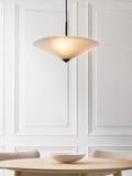 John Lewis pleated fan pendant light white 45cm, imported from the UK