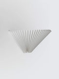John Lewis Pleated Fan Wall Light White (British brand)