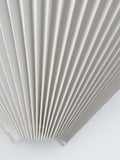 John Lewis Pleated Fan Wall Light White (British brand)