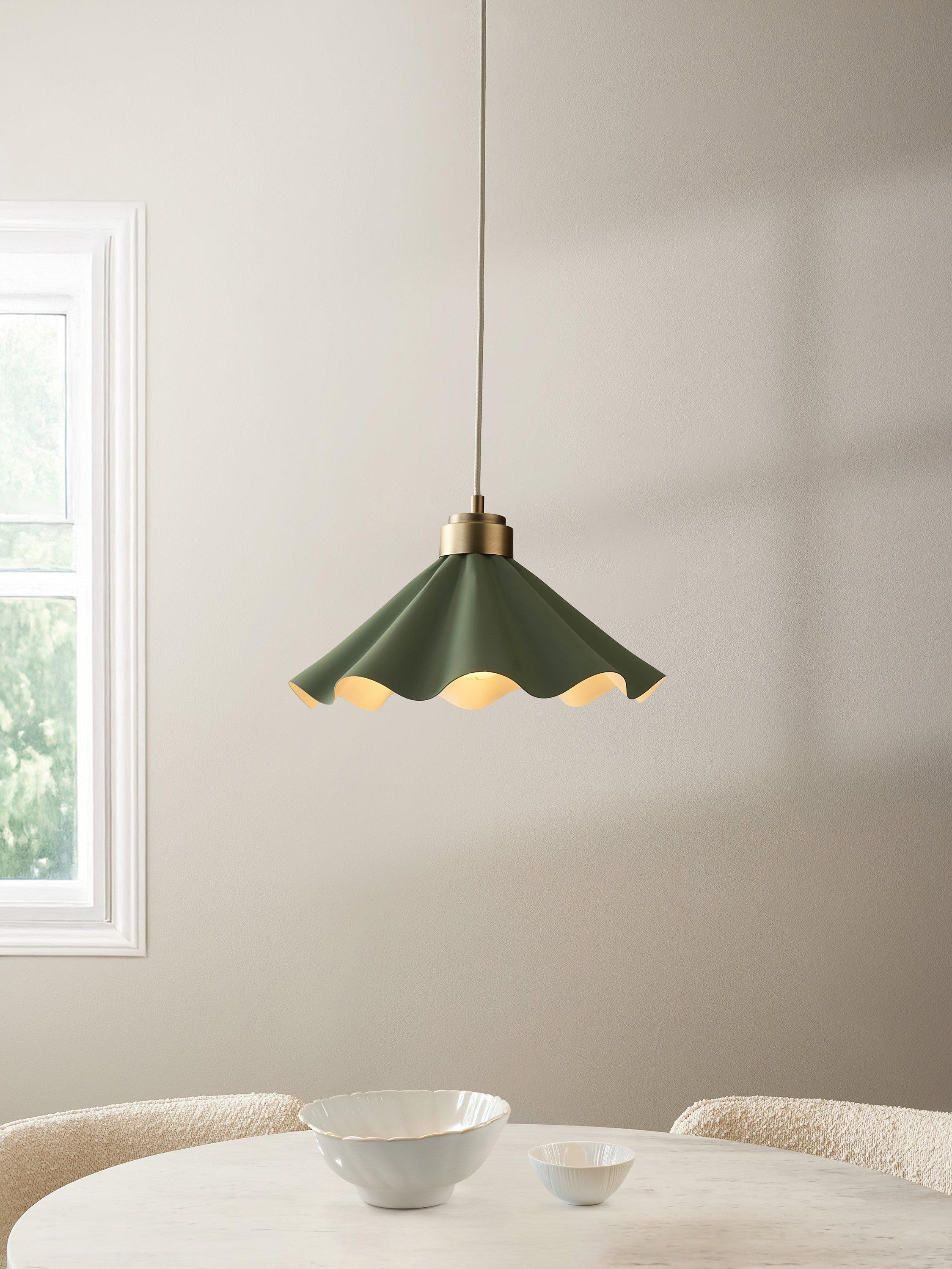 John Lewis Soft Scallop pendant ceiling light (British brand)