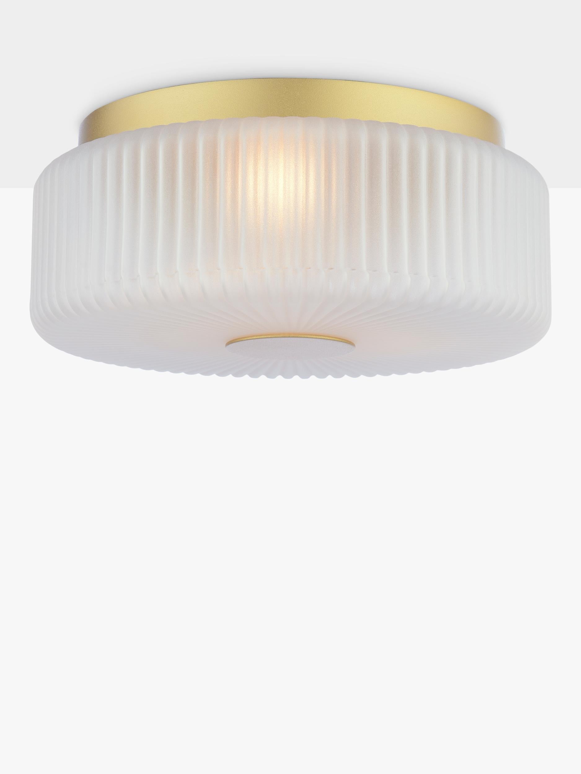 John Lewis Ripley glass flush ceiling light (British brand)