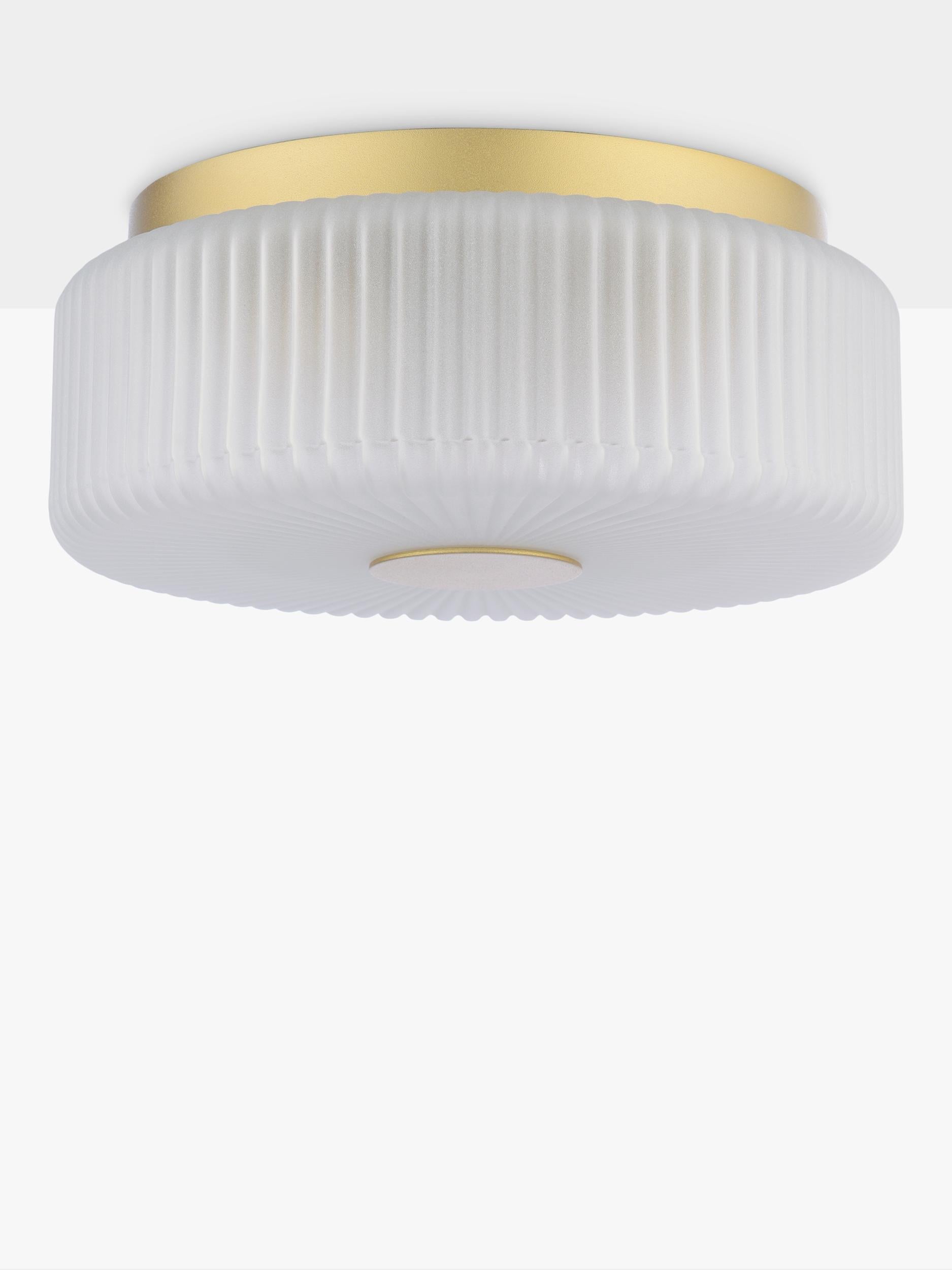 John Lewis Ripley glass flush ceiling light (British brand)