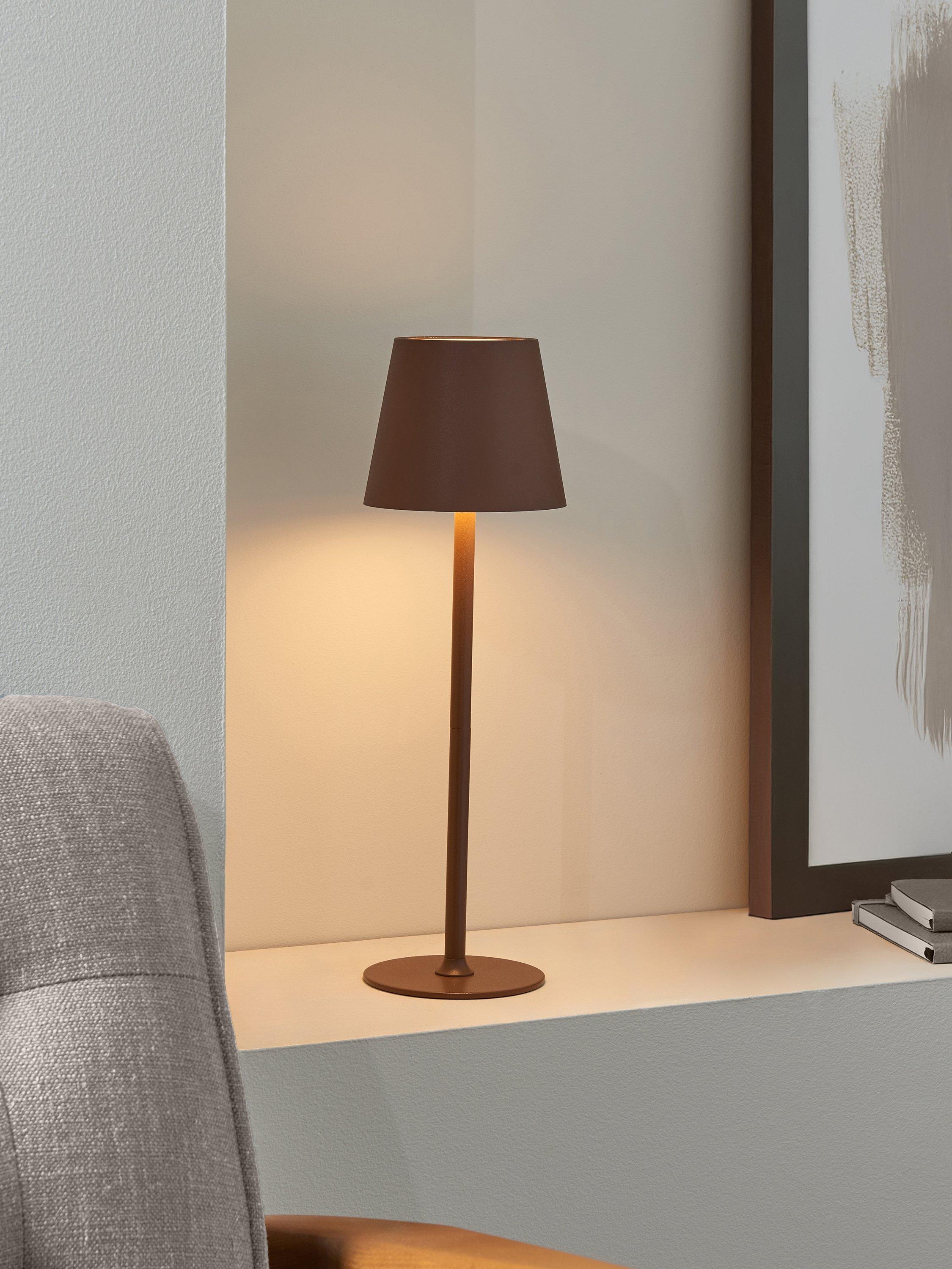 John Lewis Anvil rechargeable table lamp, imported from the UK