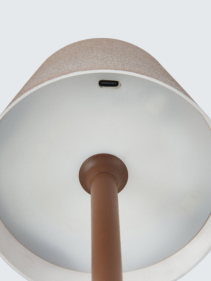 John Lewis Anvil rechargeable table lamp, imported from the UK