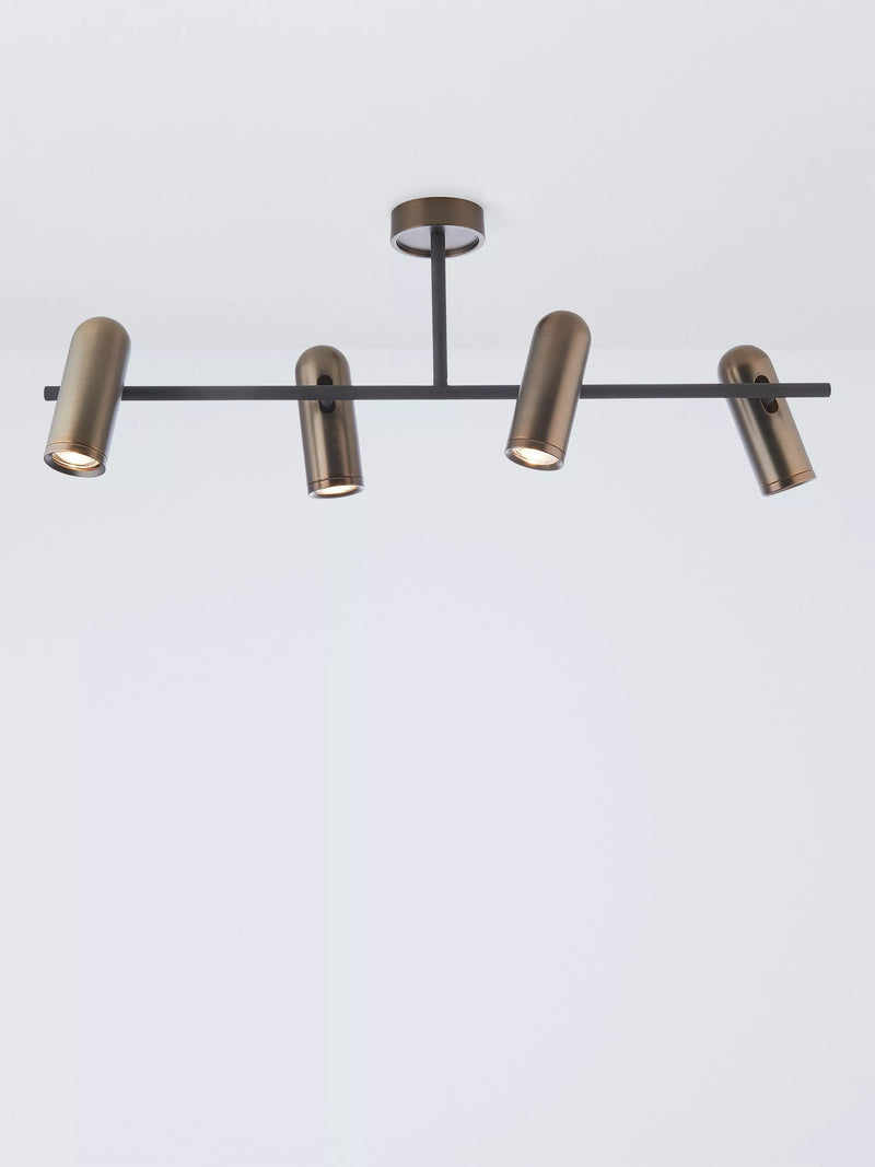 John Lewis Cooper 4 ceiling spotlight dark bronze, imported from the UK