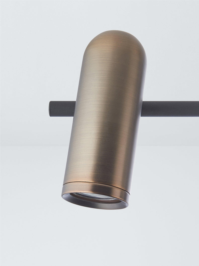 John Lewis Cooper 4 ceiling spotlight dark bronze, imported from the UK