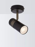 John Lewis Obi adjustable wall light matt black, imported from the UK