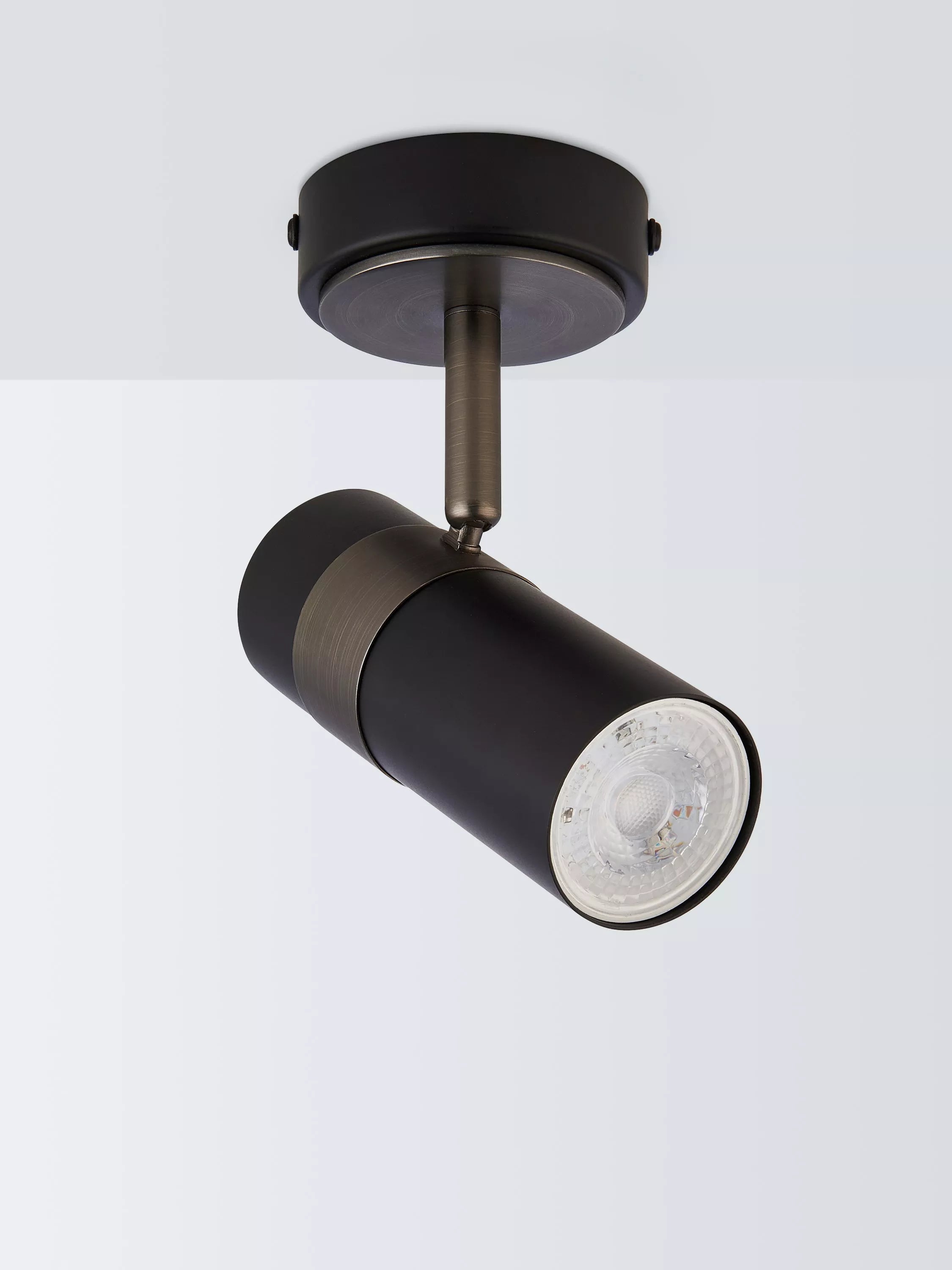 John Lewis Obi adjustable wall light matt black, imported from the UK