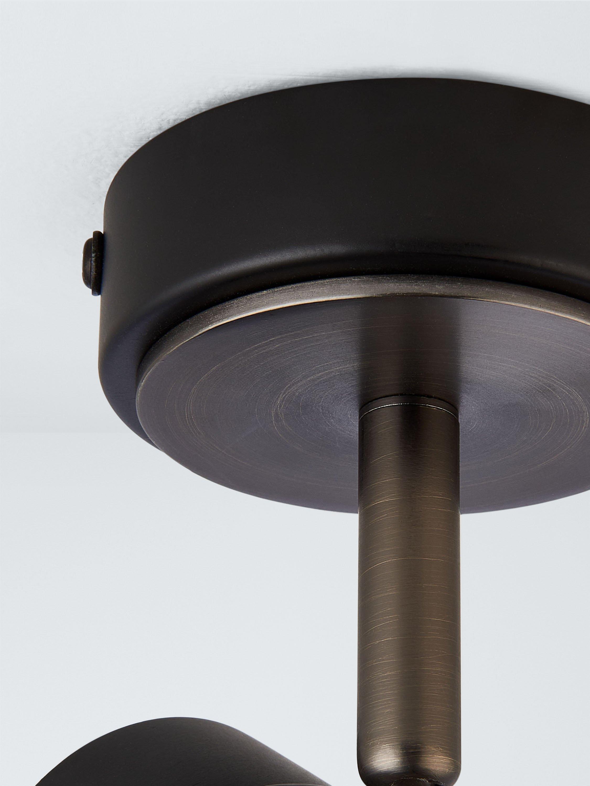 John Lewis Obi adjustable wall light matt black, imported from the UK