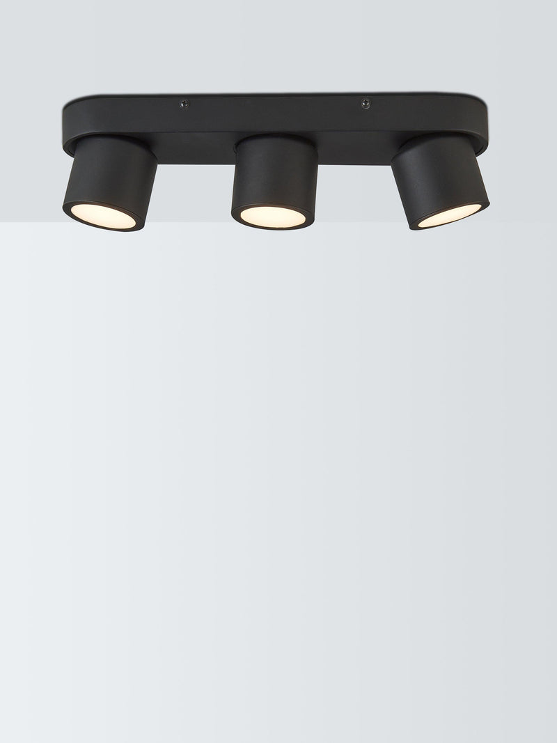 John Lewis triple-light adjustable spotlight ceiling bar, UK version