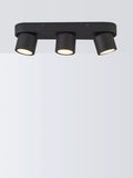 John Lewis triple-light adjustable spotlight ceiling bar, UK version