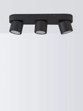 John Lewis triple-light adjustable spotlight ceiling bar, UK version