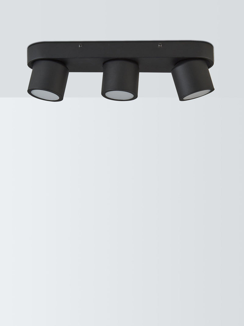 John Lewis triple-light adjustable spotlight ceiling bar, UK version