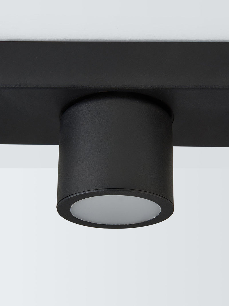 John Lewis triple-light adjustable spotlight ceiling bar, UK version