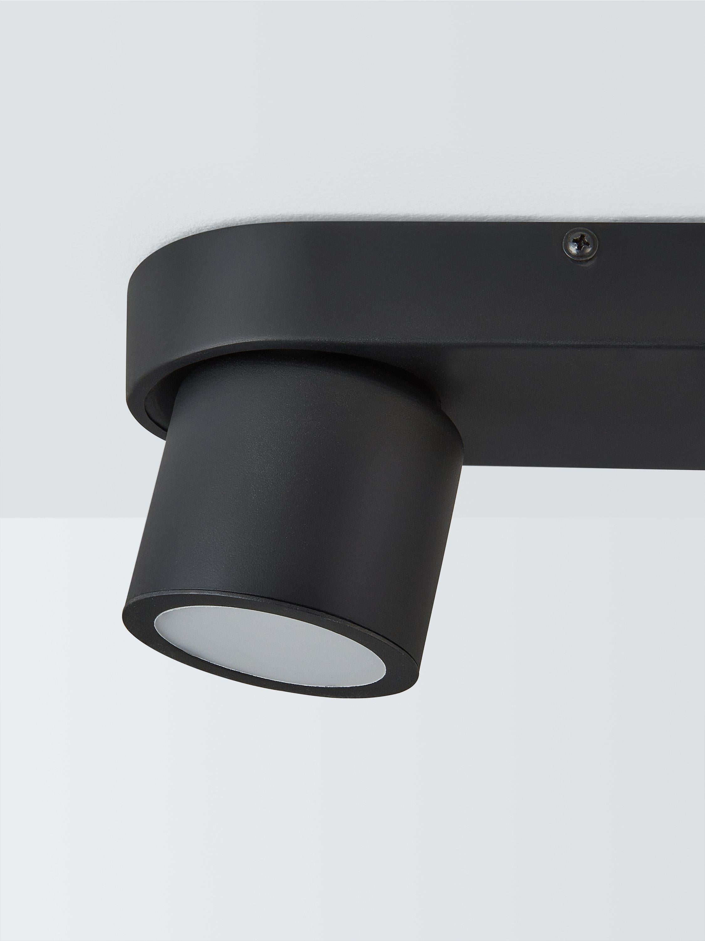 John Lewis triple-light adjustable spotlight ceiling bar, UK version