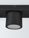 John Lewis Wilson 4 spotlight ceiling bar in black, UK version