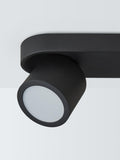 John Lewis Wilson 4 spotlight ceiling bar in black, UK version