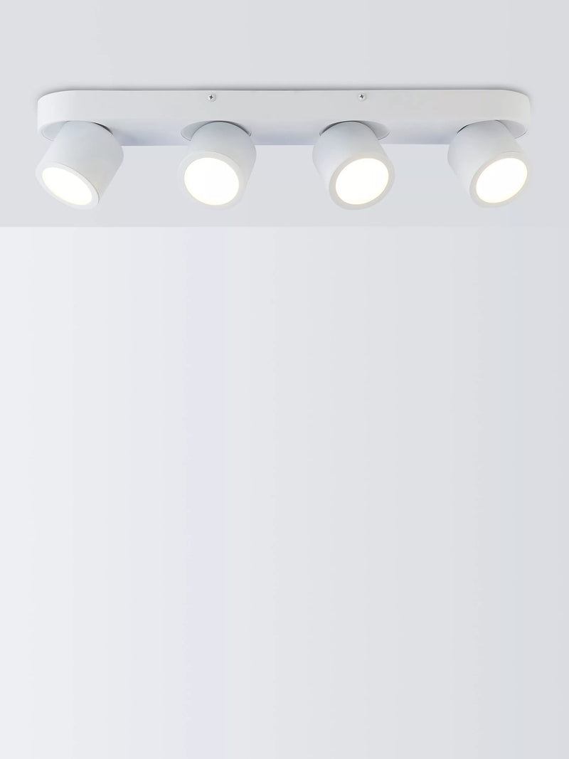 John Lewis Wilson 4 spotlight ceiling bar white - British product