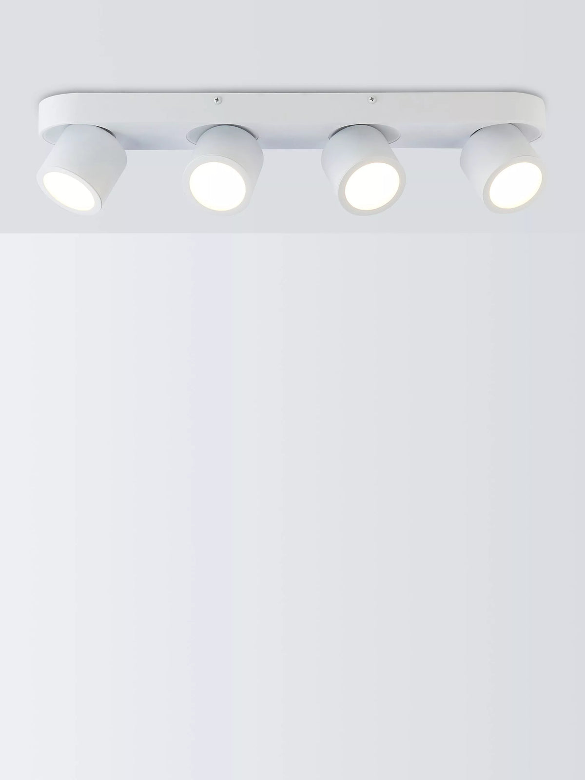 John Lewis Wilson 4 spotlight ceiling bar white - British product