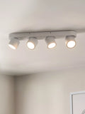 John Lewis Wilson 4 spotlight ceiling bar white - British product