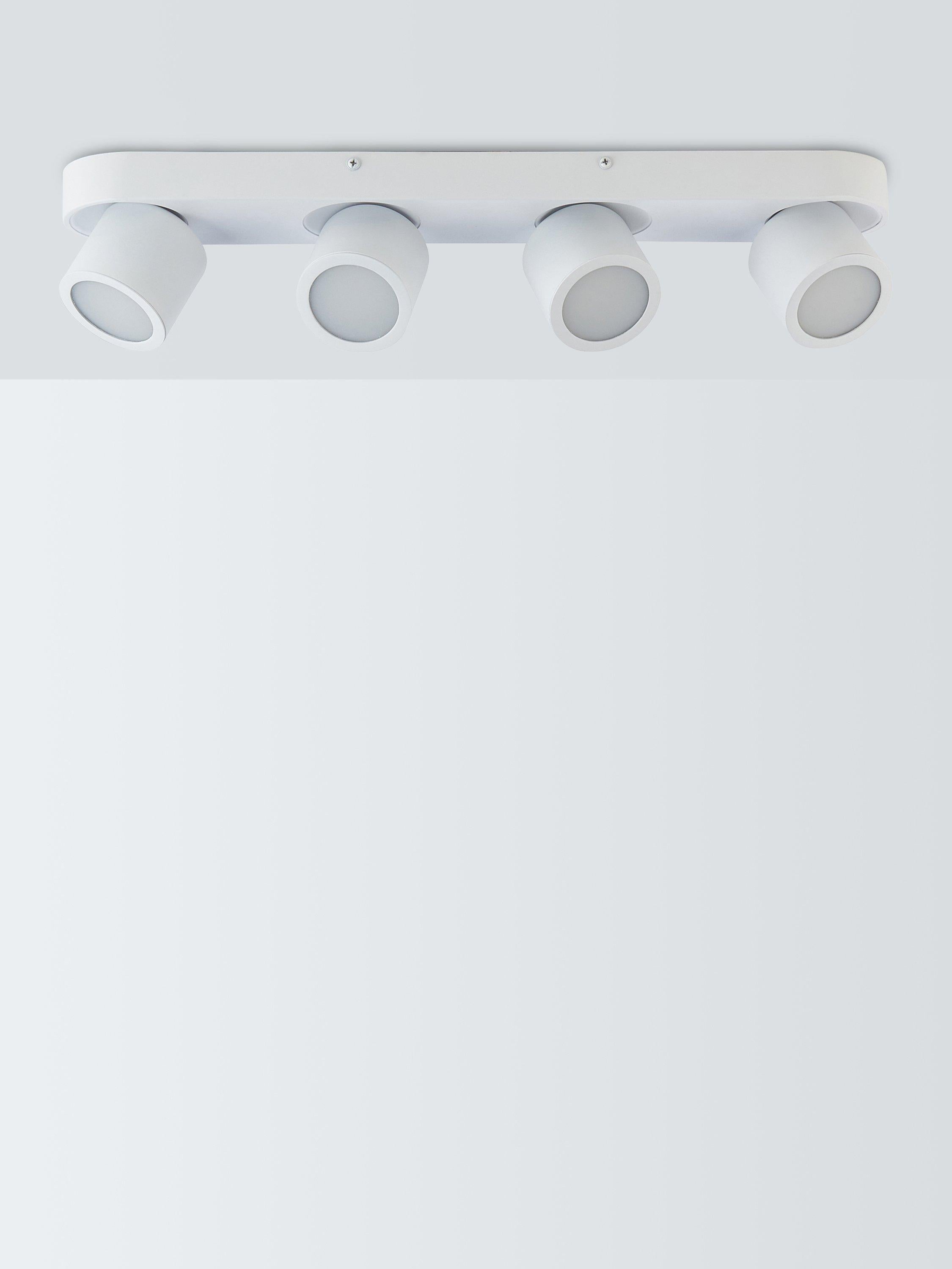 John Lewis Wilson 4 spotlight ceiling bar white - British product