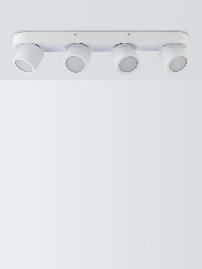 John Lewis Wilson 4 spotlight ceiling bar white - British product
