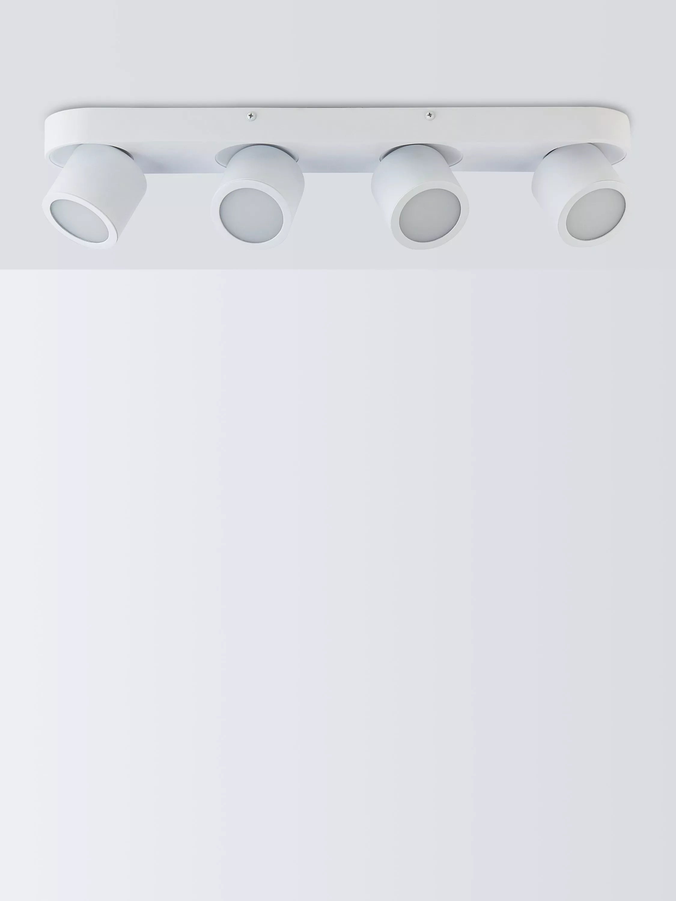 John Lewis Wilson 4 spotlight ceiling bar white - British product