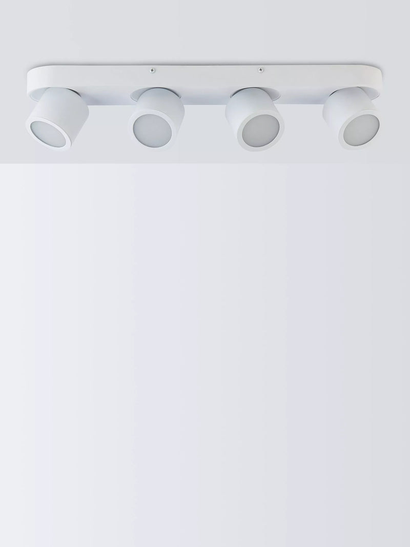 John Lewis Wilson 4 spotlight ceiling bar white - British product