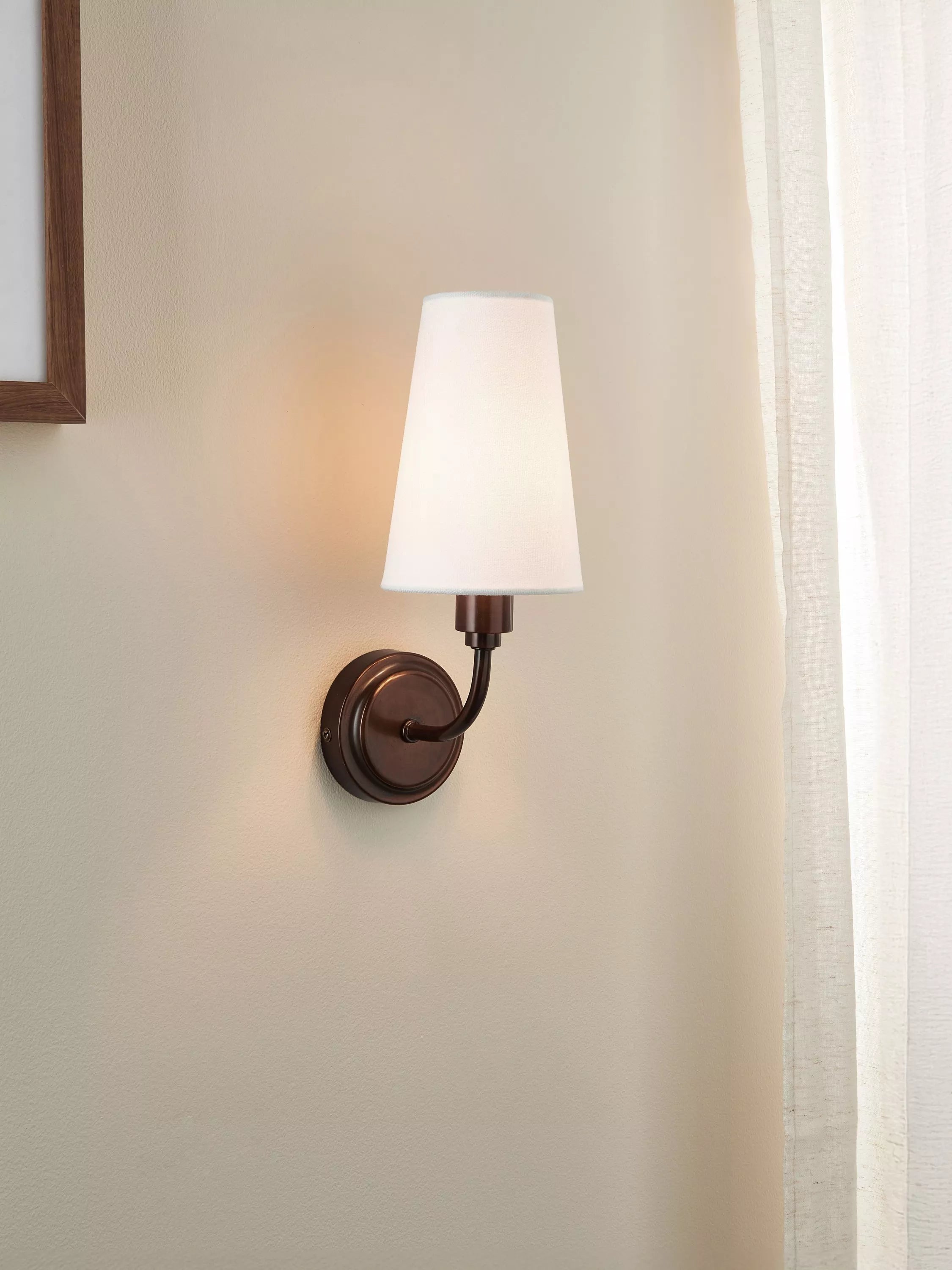 John Lewis Fairford wall light oil rubbed bronze (British brand)
