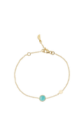 Auree amazonite disc chain bracelet (British brand)