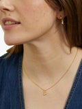 Auree birthstone pendant necklace Topaz gold vermeil - British product