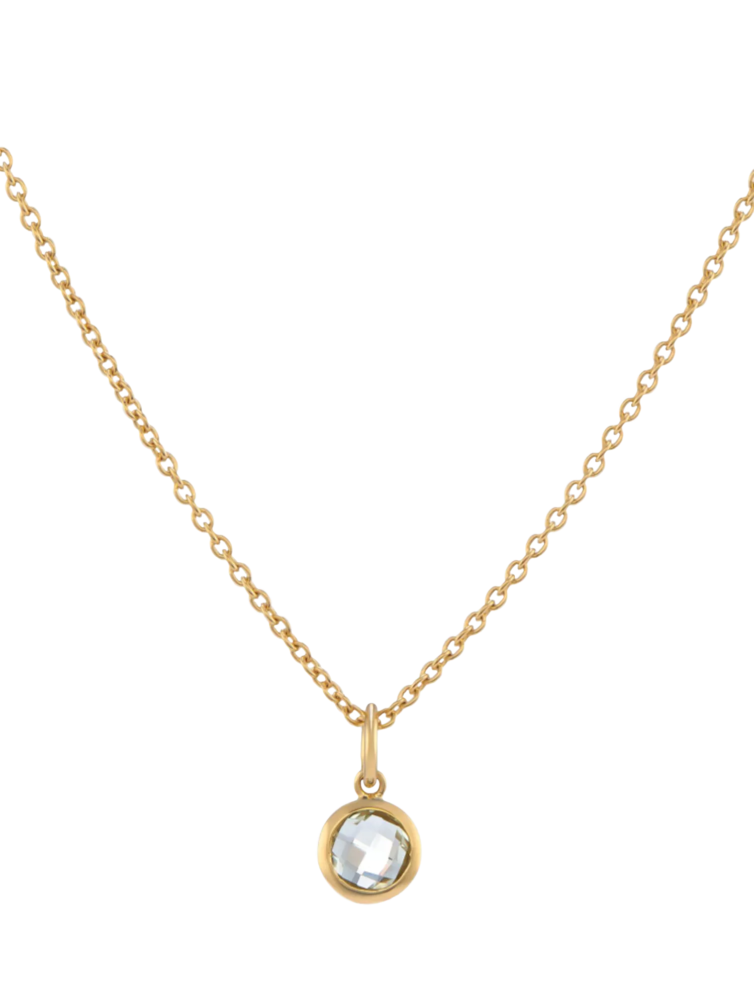 Auree Bilbao Topaz Birthstone Pendant Necklace 40-45cm