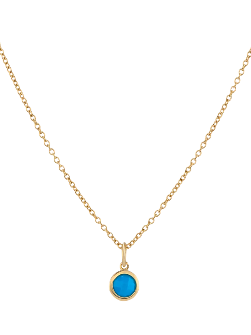 Auree Bilbao Topaz Birthstone Pendant Necklace 40-45cm