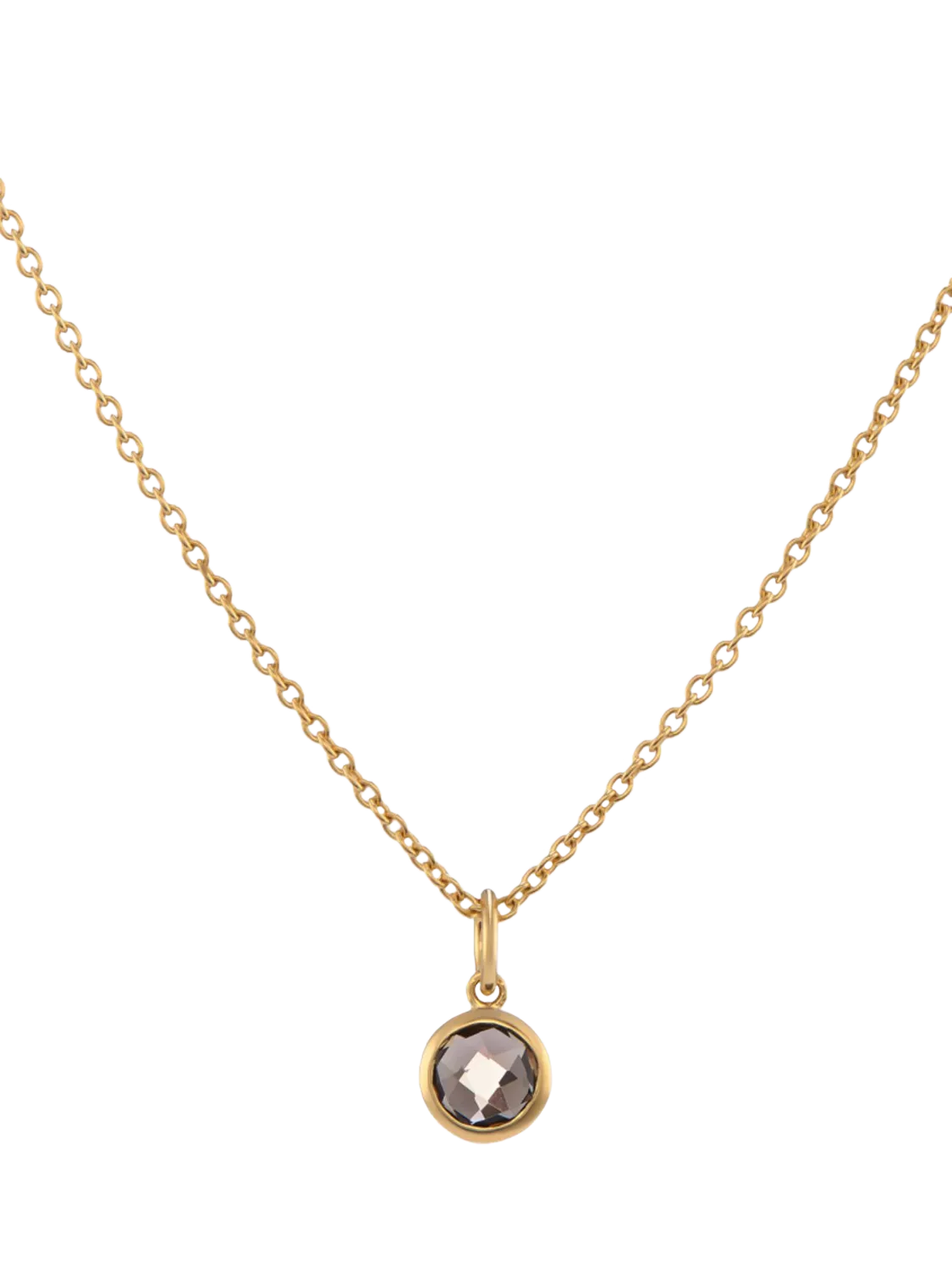 Auree Bilbao Topaz Birthstone Pendant Necklace 40-45cm