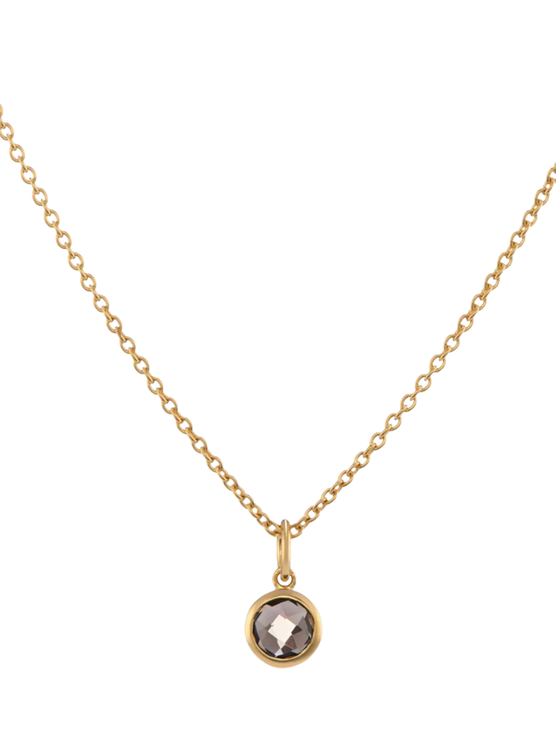 Auree Bilbao Topaz Birthstone Pendant Necklace 40-45cm