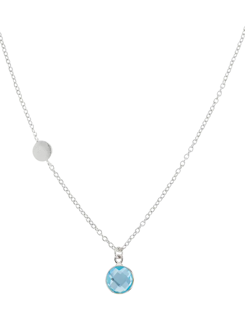 Collier Auree Salina Topaze Bleue 16-18